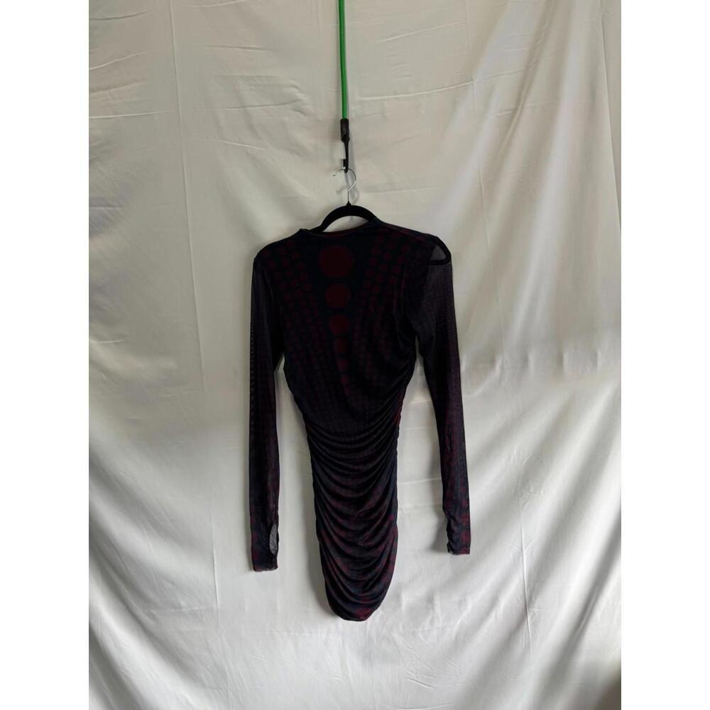 AFRM Darcie Multicolor Cocktail Dress Size S with Mesh Tear - Picture 4 of 8